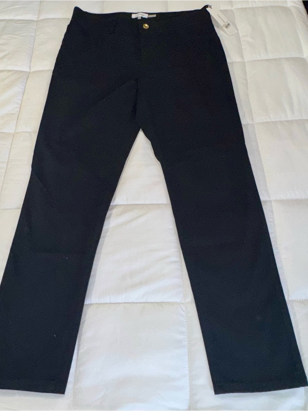 Calvin Klein Womens Black Dress Pants Career Slacks